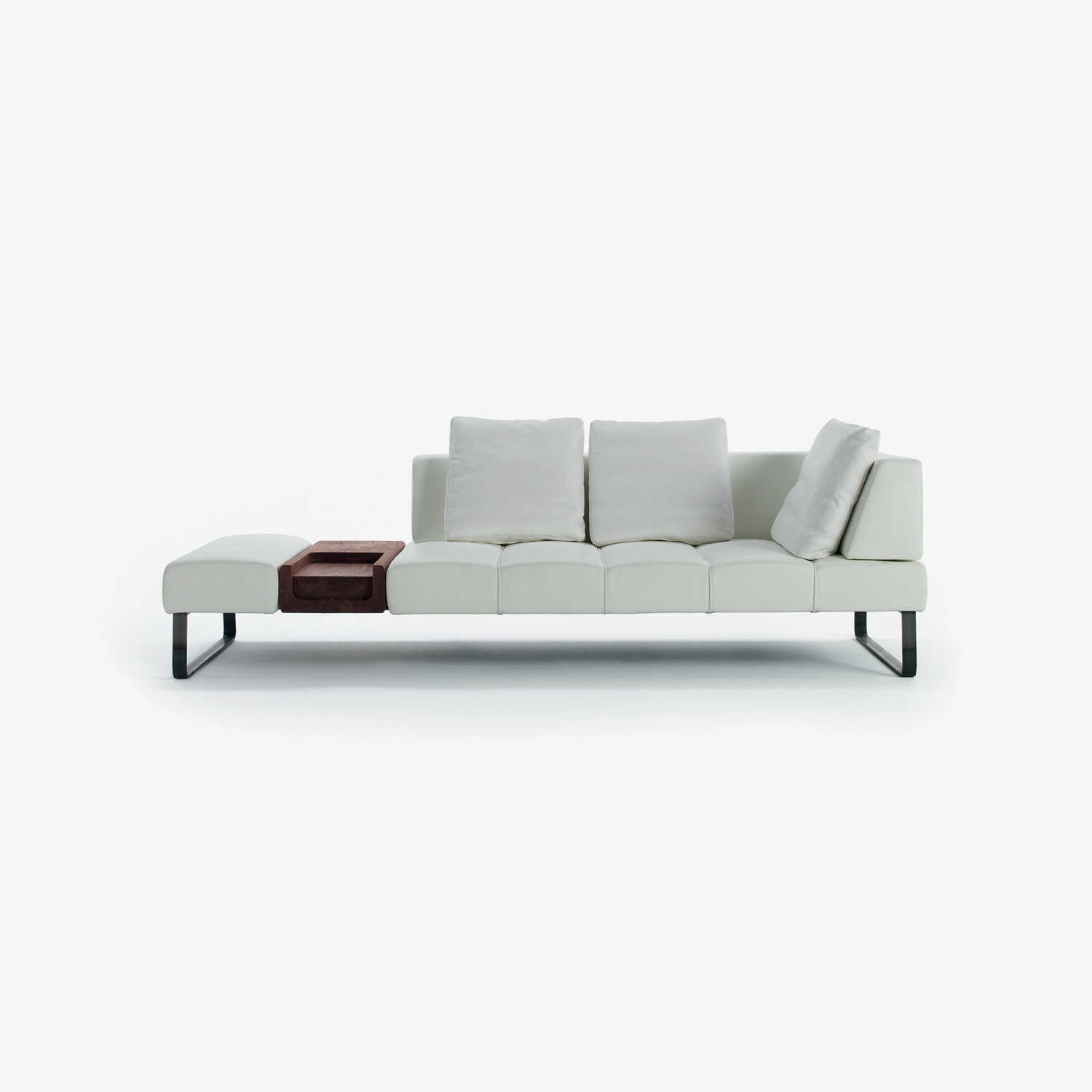 Modernes Sofa mit Tischplatte PATMOS