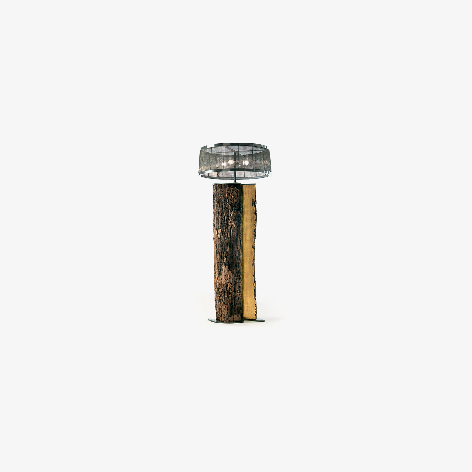 Stehlampe aus Massivholz SERENA | Design-Stehleuchte