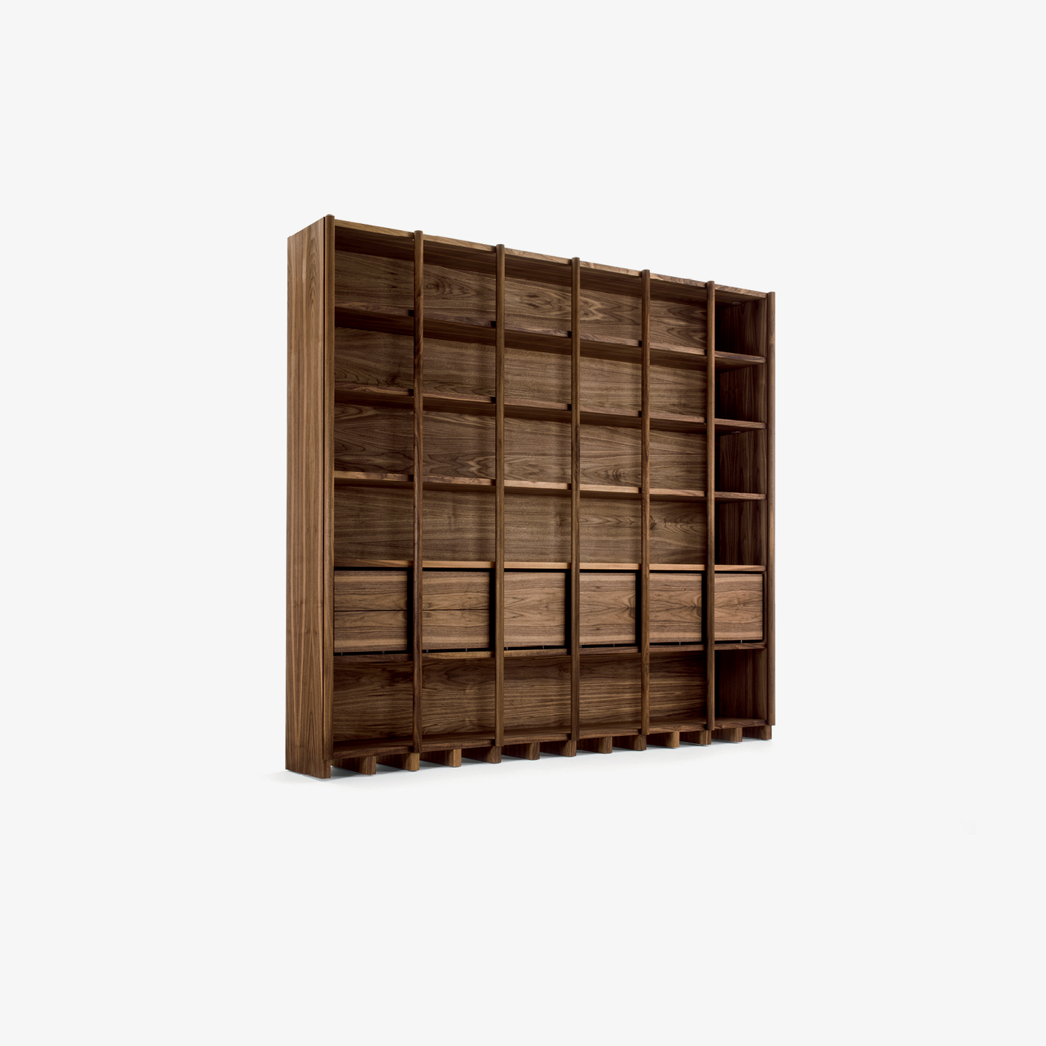 Wood bookcase BIBLIO | Designer bookcase